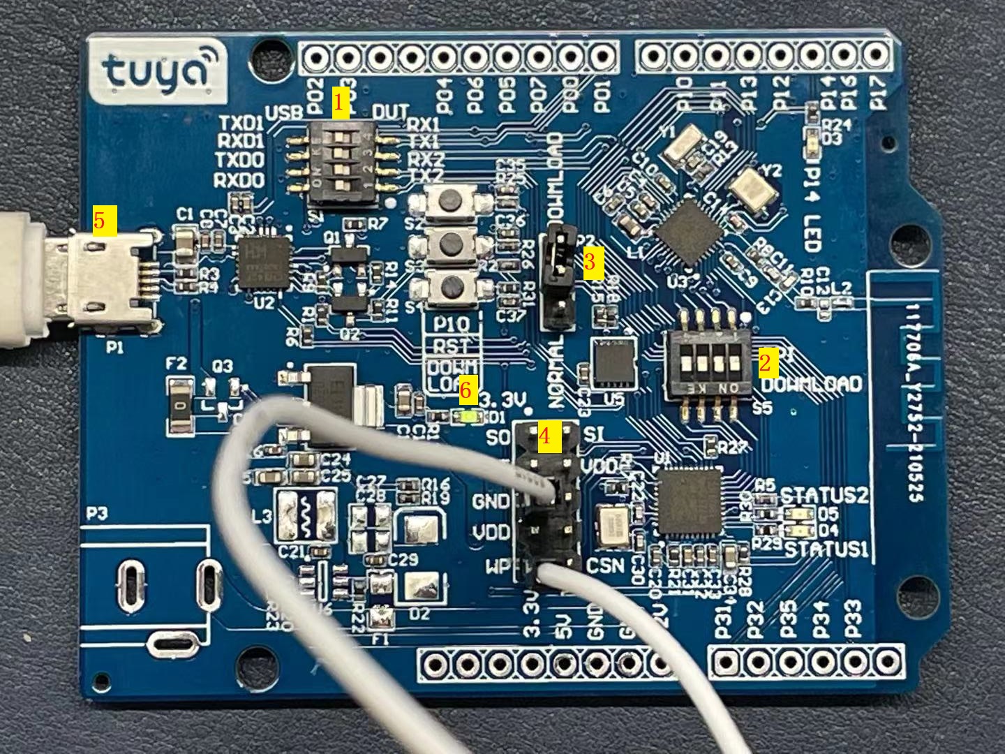 Bluetooth LE SoC Board (BK3432)