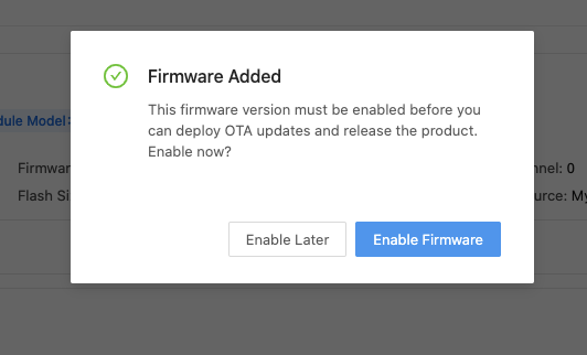 Manage Firmware