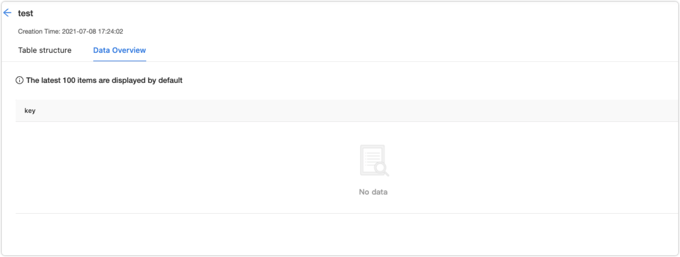 Manage Offline Table