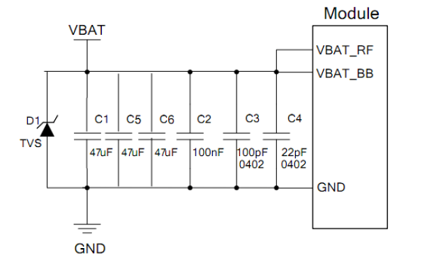 VBAT circuit