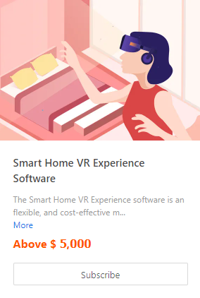 Smart Home VR Experience Software