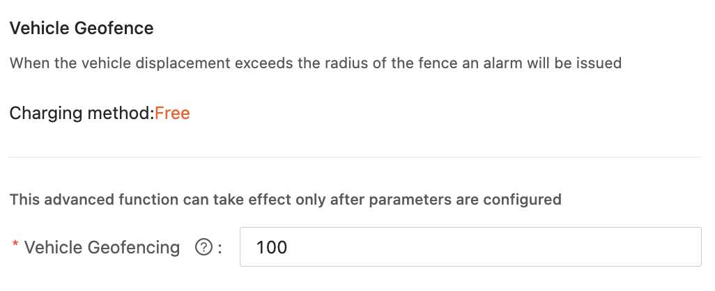 Vehicle Geofence