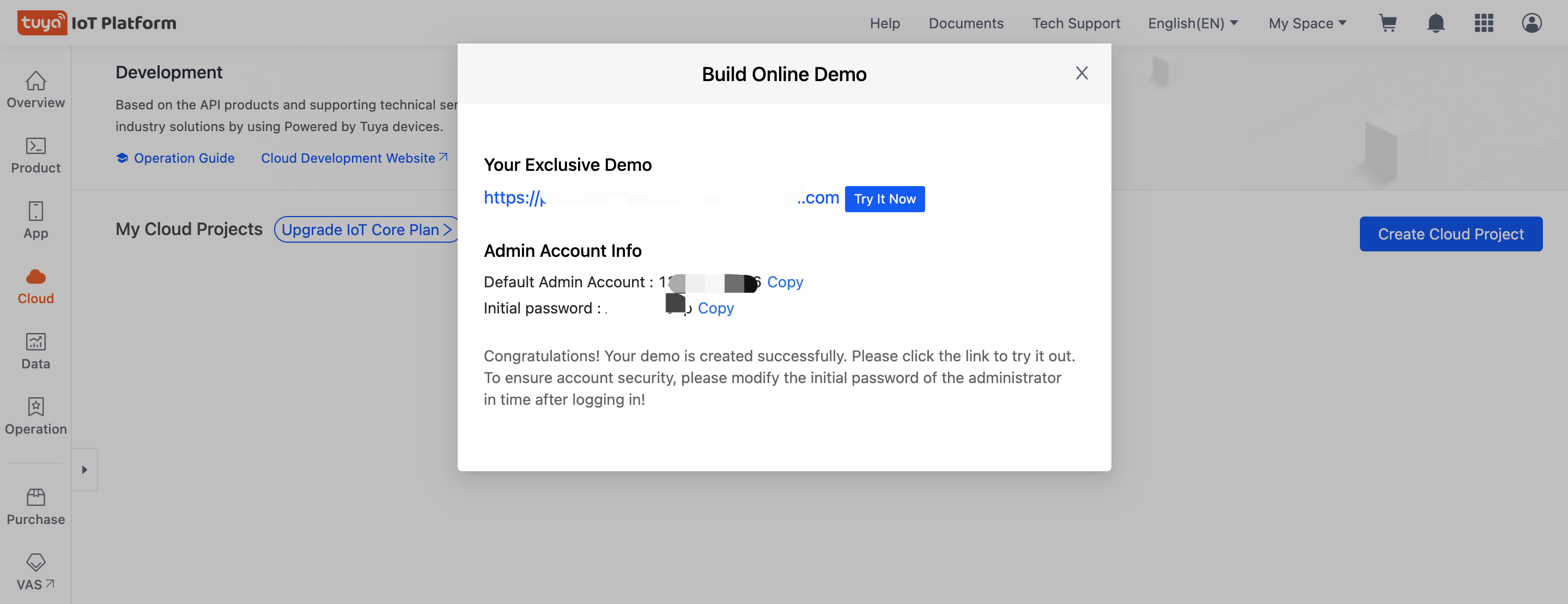 Build Online Demo