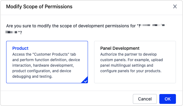 Product Authorization to Partners