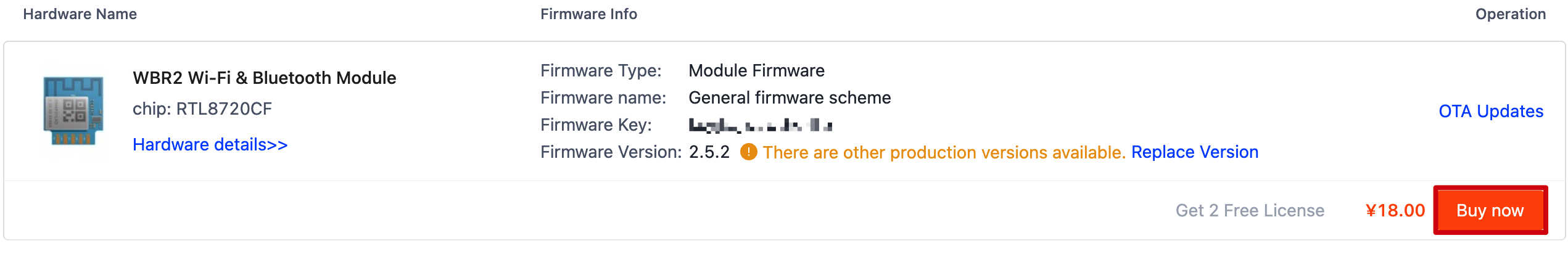 Select and Manage Firmware Versions