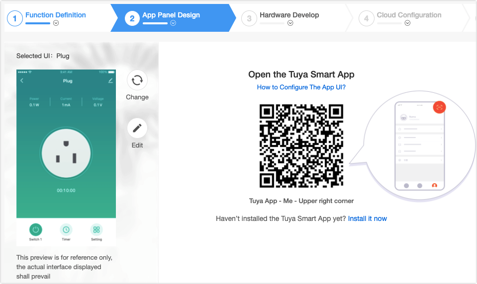 Design app UI
