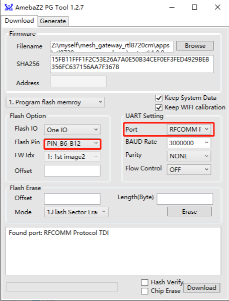 Flash Firmware to and Authorize WBR Modules