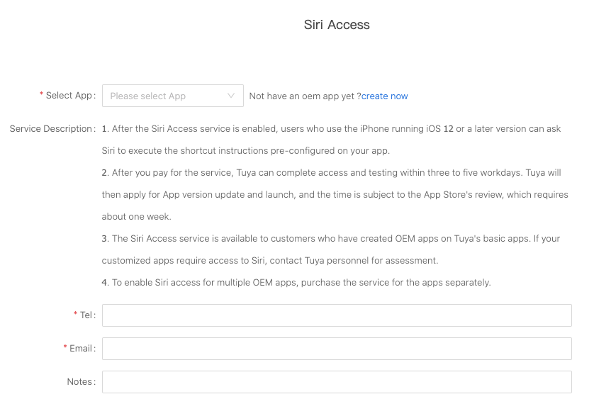 Siri Access