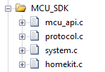 MCU SDK 移植（HomeKit）