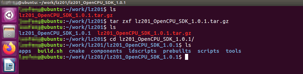 OpenCPU SDK of LZ201 Module