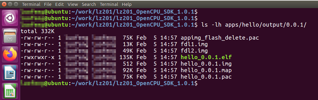OpenCPU SDK of LZ201 Module